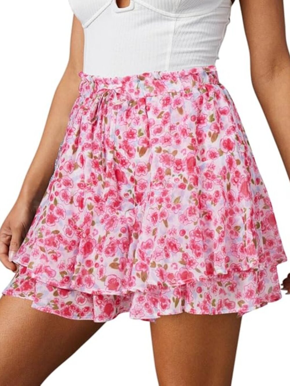 NEW Floral Flowy Shorts - size M